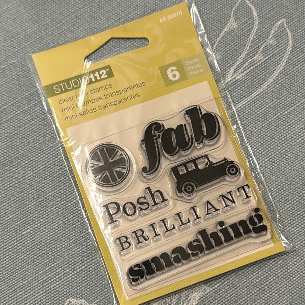 Clear Rubber Stamps Set NWT Studio112